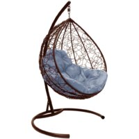 M-Group Капля 11020209 (коричневый ротанг/серая подушка) Image #1