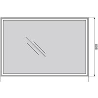 BelBagno Зеркало SPC-GRT-1200-800-LED-BTN Image #3