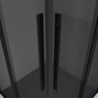 Niagara NG-2822-34BLACK 80x80x195 (черный матовый/тонированное стекло) Image #12