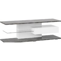 Трия ТВ Diamond тип 1 (белый/ателье темный глянец) Image #5