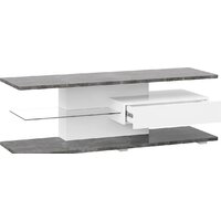 Трия ТВ Diamond тип 1 (белый/ателье темный глянец) Image #6