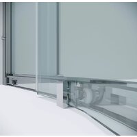 Grossman Cosmo 100x100x195 301.K33.02.1010.10.00 (хром/прозрачное стекло) Image #5