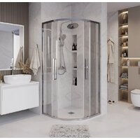 Grossman Cosmo 100x100x195 301.K33.02.1010.10.00 (хром/прозрачное стекло) Image #8