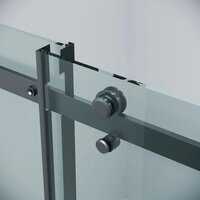 Grossman Classic 110x100x195 120.K33.04.1110.21.00 (черный матовый/стекло прозрачное) Image #4