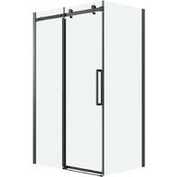 Grossman Classic 110x100x195 120.K33.04.1110.21.00 (черный матовый/стекло прозрачное)