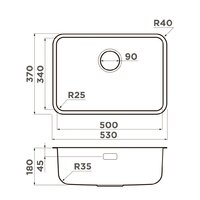 Omoikiri Omi 53-U/I-GB Ultra Mini (графит) Image #2