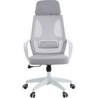 CHAIRMAN CH636 (ткань, белый пластик/светло-серый) Image #2