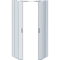 Aquatek AQ ARI RO 09020BL 90x90 (черный/прозрачное стекло) Image #5