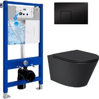 Lauter Longer 2110822 + 21901002 (кнопка квадратная, черный/черный)