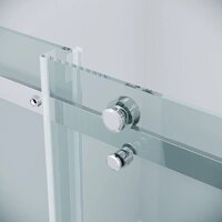 Grossman Classic 100x80x195 120.K33.04.1080.10.00 (хром/прозрачное стекло) Image #2