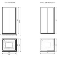 Radomir 90x100 R 1-03-6-2-0-1211 (матовое стекло) Image #2