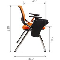 CHAIRMAN CH890 с пюпитром (красный) Image #6