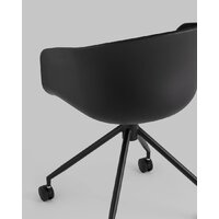 Stool Group LIBRA SL-7040ZB (рогожка черный/черный) Image #9