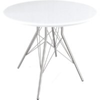 Sheffilton SHT-TU2-1/80 МДФ (хром лак/белый) Image #1