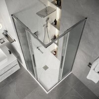 Niagara Nova NG-4623-34 90x90x195 (хром/рифленое стекло) Image #11