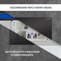 Lauter Augsburg 21109EC + 21901002 (кнопка узкая, черный) Image #10