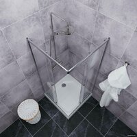 Triton Вента Хром А1 90х90 (прозрачное стекло) Image #3