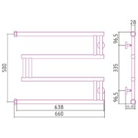 Сунержа High-Tech model "M+" 500х650 30-4050-5065 Image #3