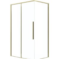 Grossman Galaxy 130x80x195 120.K33.01.1380.32.00 (золото сатин/прозрачное стекло)