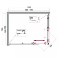 BelBagno UNO-195-AH-2-100/90-P-Cr Image #2