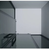 Grossman Cosmo 100x100x195 300.K33.02.1010.21.10 (черный матовый/тонированное стекло) Image #6