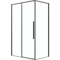 Grossman Galaxy 130x90x195 120.K33.01.1390.42.00 (графит сатин/стекло прозрачное) Image #1