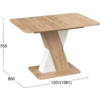 Трия Люксембург тип 3 (дуб крафт золотой/белый) Image #2