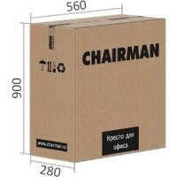 CHAIRMAN CH43 (экокожа, черный/бирюзовый) Image #7