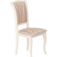 TetChair Opera (дерево гевея/Ivory White/слоновая кость/ткань бежевая/рисунок золото)