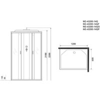 Niagara NG-43285-14QG 120x80x215 Image #4