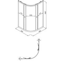 Triton Альфа-Блэк 100x100 (без поддона) Image #2