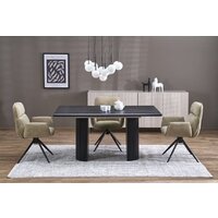 Halmar Bolero 160-250/90/76 (черный дуб/черный)