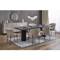 Halmar Bolero 160-250/90/76 (черный дуб/черный) Image #2