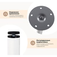 Sheffilton SHT-TU66/TT 120/80 ЛДСП (белый/белый шагрень) Image #3