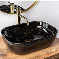 Rea Belinda (черный мрамор глянцевый) Image #3