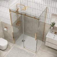 Grossman Classic 100x80x195 120.K33.04.1080.32.00 (золото сатин/стекло прозрачное) Image #8