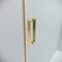 Grossman Classic 100x80x195 120.K33.04.1080.32.00 (золото сатин/стекло прозрачное) Image #2