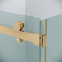 Grossman Classic 100x80x195 120.K33.04.1080.32.00 (золото сатин/стекло прозрачное) Image #3