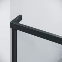 Grossman Pragma 100x100x195 120.K33.03.1010.21.02 (черный матовый/стекло шиншилла) Image #5