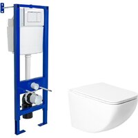 Saniteco KW-99048 + Berges АТОМ 410 040333 (с кнопкой)