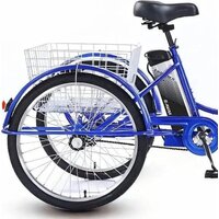 AVM E-Alfa Trike 24 (синий) Image #2