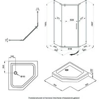 Triton Дека Голд 90х90 (без поддона) Image #12