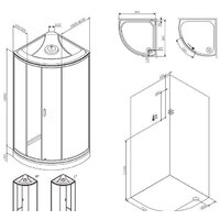 AM.PM X-Joy 90x90 W88C-401-090WT Image #6