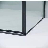 Grossman Galaxy 130x90x195 120.K33.01.1390.21.00 (черный матовый/прозрачное стекло) Image #14