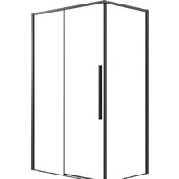 Grossman Galaxy 130x90x195 120.K33.01.1390.21.00 (черный матовый/прозрачное стекло) Image #1