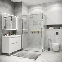 Grossman Cosmo 100х100х195 120.K33.02.1010.10.02 (хром/стекло шиншилла) Image #6