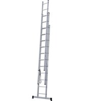 Новая высота NV 123 алюминиевая трёхсекционная 3x11 ступеней Image #3