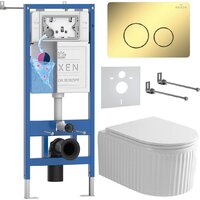 Roxen Royal Matt в комплекте с инсталляцией StounFix Dual Fresh 6 в 1 868588 (кнопка: сатин) Image #1