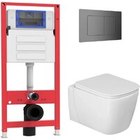 Oliveeka OL-MQ-003 + OL-G1 + OL-E12-BGM (матовый оружейный металл)