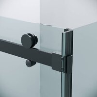 Grossman Classic 100x90x195 120.K33.04.1090.21.00 (черный матовый/стекло прозрачное) Image #9